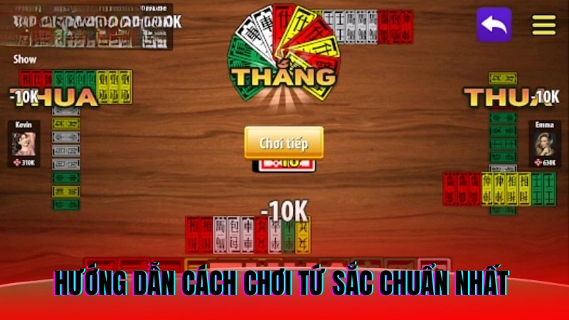 Cách Chơi Tứ Sắc Chi Tiết Từ A-Z Cho Tân Thủ 3 Hướng dẫn cách chơi tứ sắc chuẩn nhất